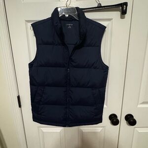 Lands' End Dark Blue Quilted Vest